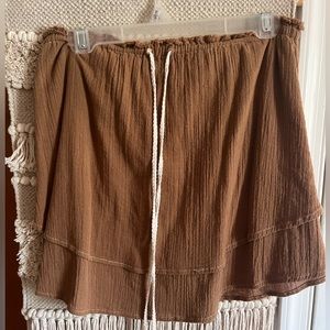 Free People drawstring skirt